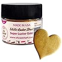 SUPER LUSTER GOLD METALLIC EDIBLE Luster Dust (4 grams each container) By Oh! Sweet Art Corp