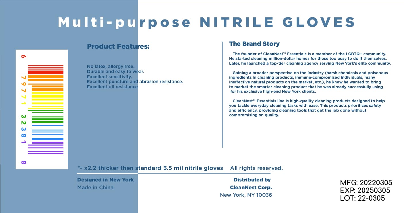 Cleannest Multi-Purpose Nitrile Gloves