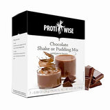 ProtiWise High Protein Shake & Pudding Mix | 15g Protein, Low Fat, Low Calorie, Low Sugar | Gluten Free KETO Friendly | Meal Replacement for Hunger