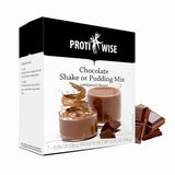 ProtiWise High Protein Shake & Pudding Mix | 15g Protein, Low Fat, Low Calorie, Low Sugar | Gluten Free KETO Friendly | Meal Replacement for Hunger