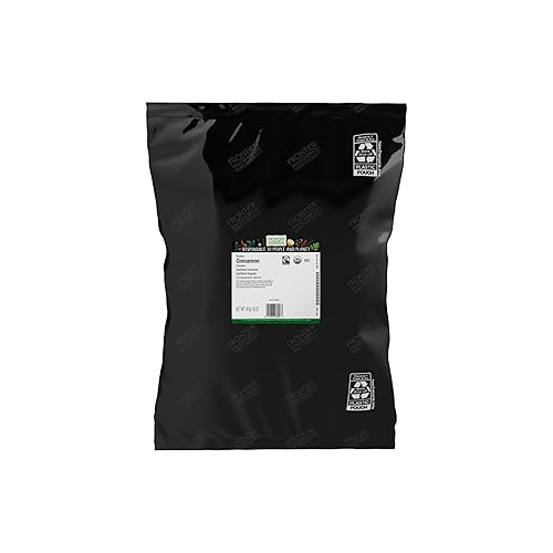 Frontier Co-op Organic Ceylon Cinnamon, Ground, Fairtrade Certified, 16 Oz, Bulk Bag - "True Cinnamon" for Scones, Donuts, and Baked Goods
