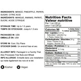 Food to Live Diced Fruits Mix, 1 Pound - Contains Dreid and Diced Mango, Pineapple, Papaya. Sweetened, Unsulfured, Candied Vegan Snack, Kosher, Bulk