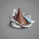 Milk Chocolate Kisses, Silver Individually Wrapped Candy, Bulk, 2 lb