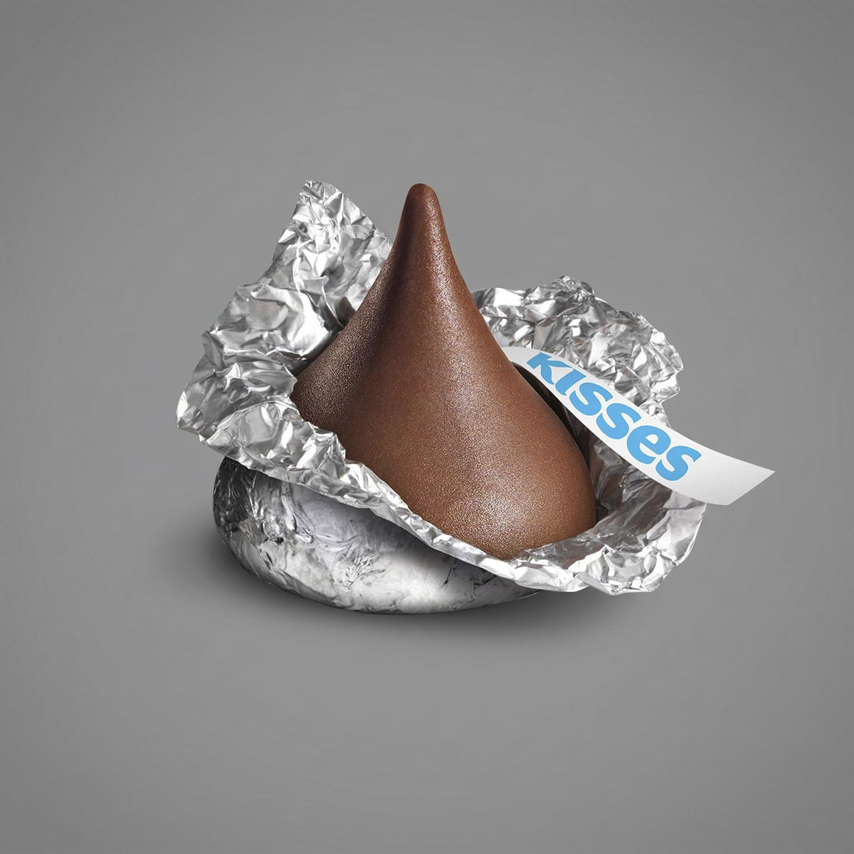 Milk Chocolate Kisses, Silver Individually Wrapped Candy, Bulk, 2 lb