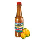 Chiletico Caribbean Hot Sauce, Strong Heat Level Handcrafted from Costa Rica with Fresh Vegetables and Natural Spices - Gourmet Flavor, 10.5 fl oz