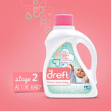 Dreft Active Baby Liquid Detergent, 50.0 Ounce (Pack of 2)