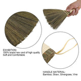 Duster, Household Manual Straw Braided Small Broom Dust Brush Delicate Duster Handmade Dust Floor Cleaning Sweeping Broom