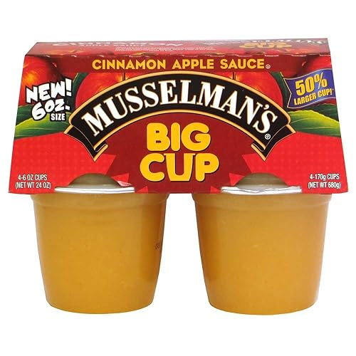 Musselmans Cinnamon Apple Sauce, 24 Ounce -- 12 per case.