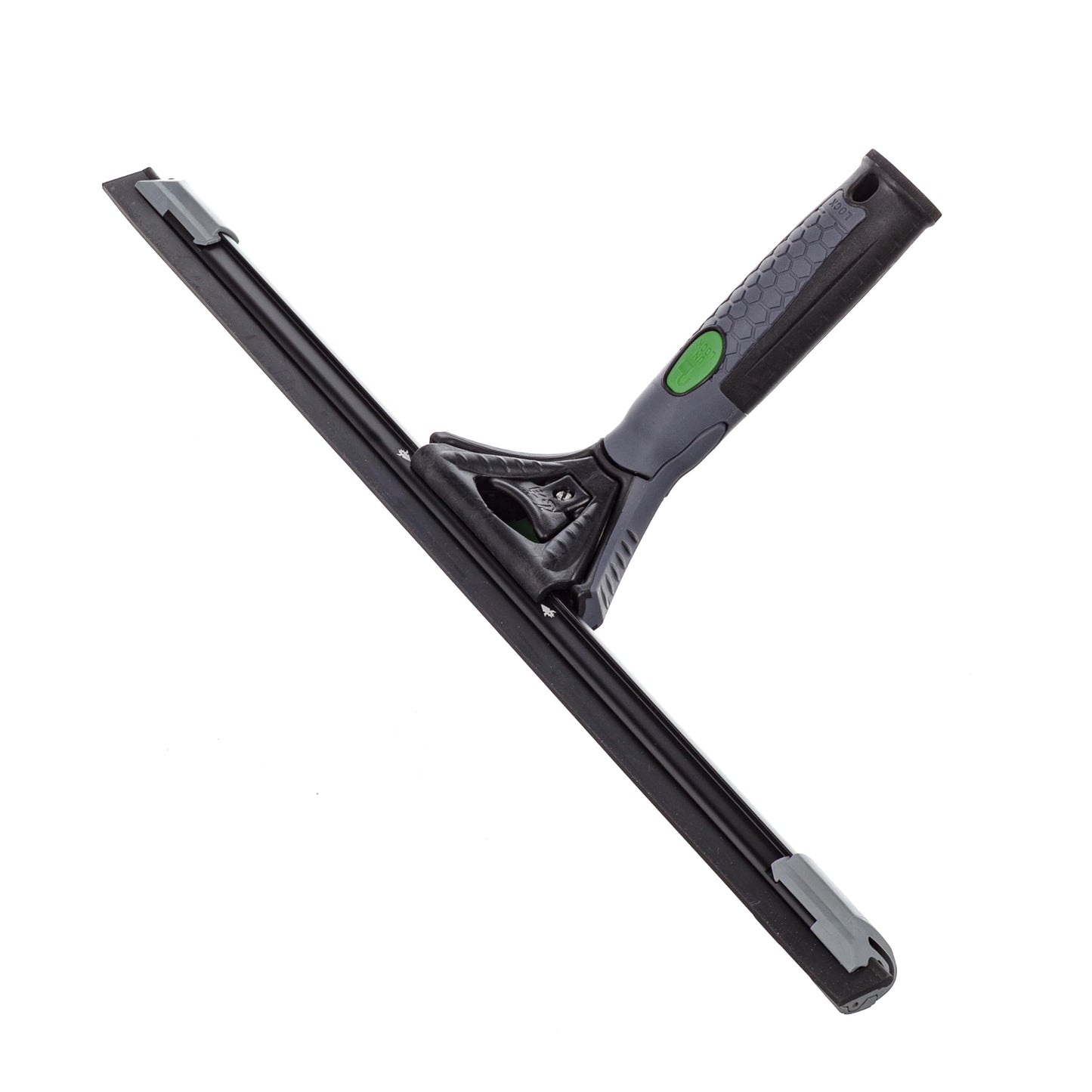 Unger Commercial Ergotec Ninja Squeegee with Channel and Rubber (Case of 5) - Professional Grade, Lightweight, Durable 18'' Squeegee for Window