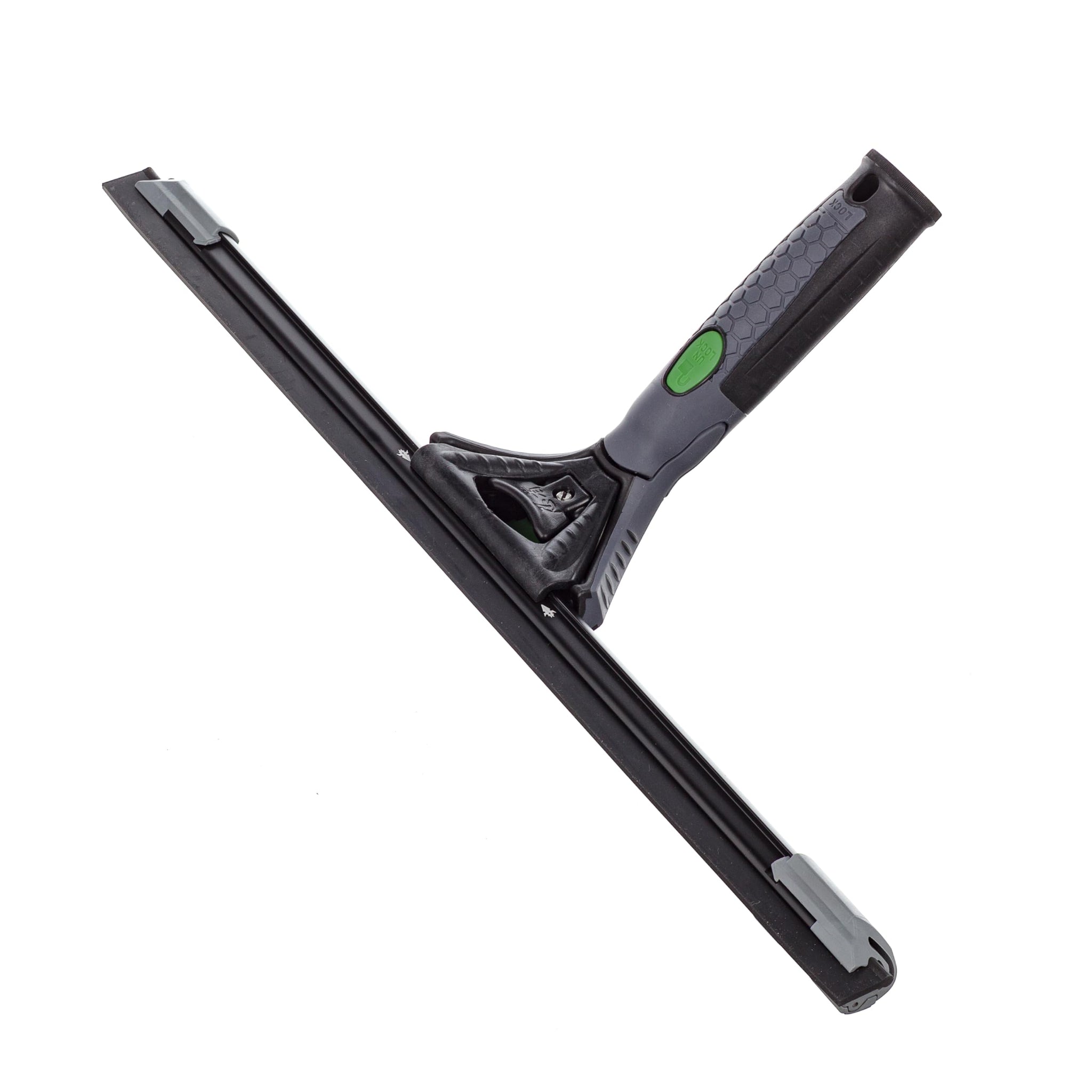 Unger Commercial Ergotec Ninja Squeegee with Channel and Rubber (Case of 5) - Professional Grade, Lightweight, Durable 18'' Squeegee for Window