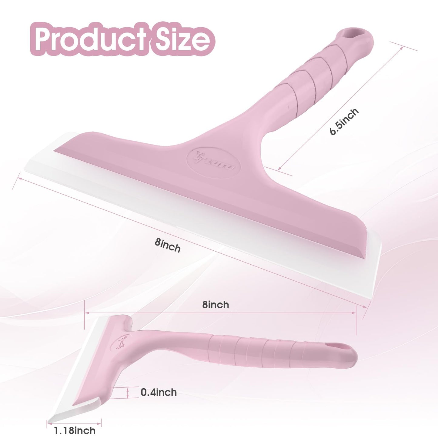 Shower Squeegee for Glass Doors, Bathroom Squeegee for Shower, Mini Window Squeegee, Home Bathroom Silicone Cleaner Tool, Suitable for Bathroom