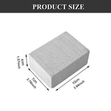 CHIVOLONA Grill Stone Cleaning Brick,Griddle Cleaner Kit Block Pumice Stone,Ecological Grill Brick De-Scaling Stone for Removing Stains BBQ,Stone*4