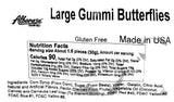 Albanese Gummi Candy, Asst. Wild Fruit, Large Butterflies, 5 Pound