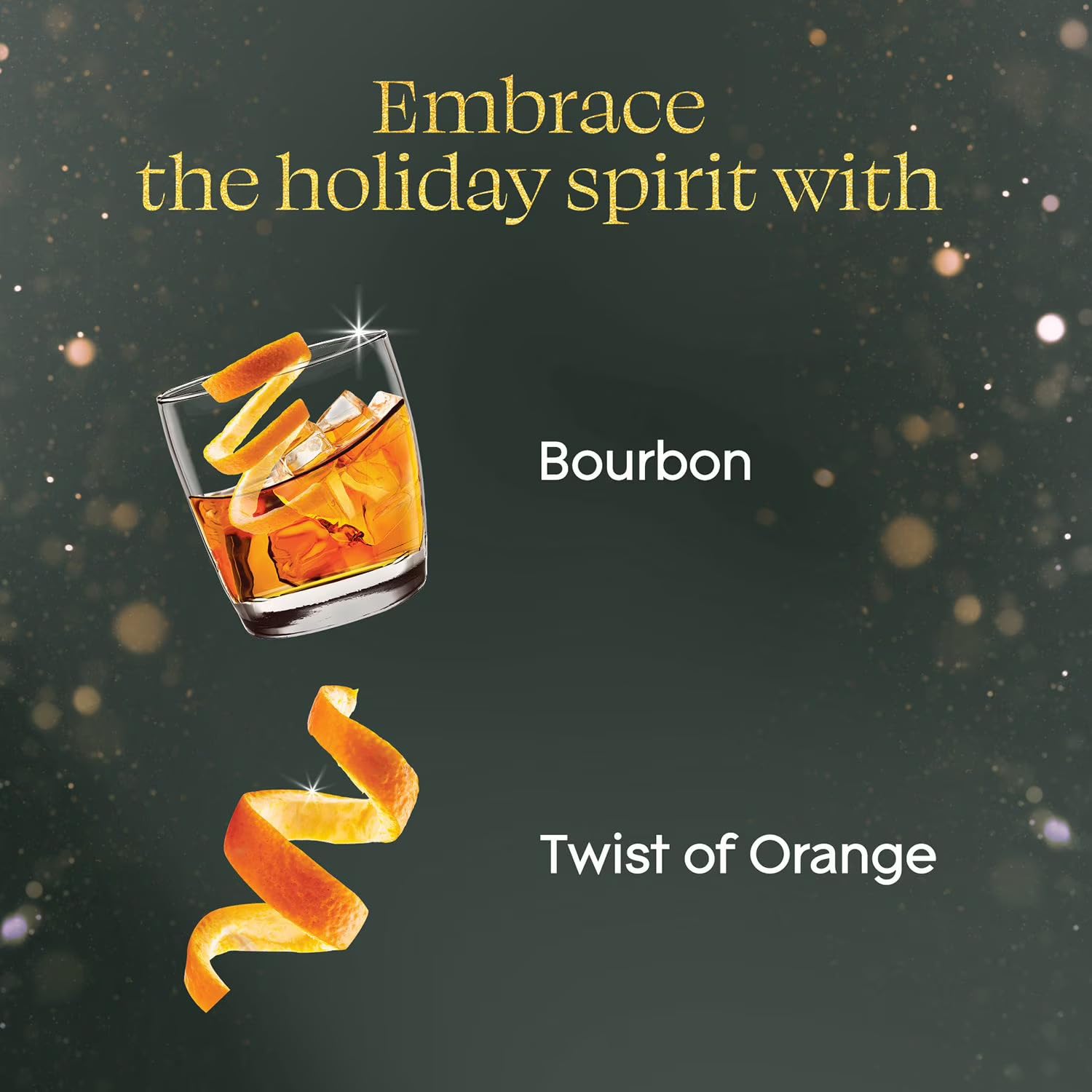Glade Automatic Spray Starter Kit, Bourbon & Citrus Scent, 1 Holder + 3 Refills (6.2 oz Each), Adjustable Freshness