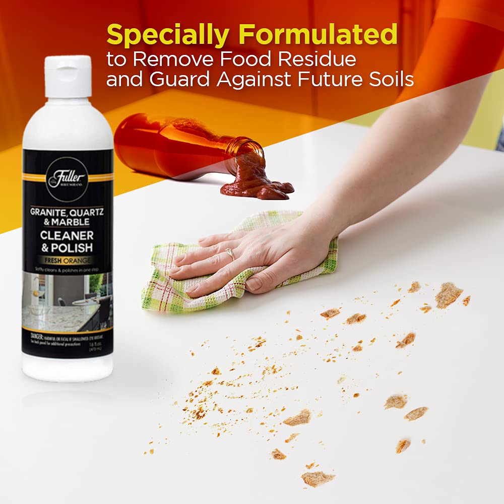Fuller Brush Countertop Cleaner & Polish - Multi Surface Cleaner - Cleans, Polishes and Protects Granite Quartz Marble Glass Laminates Metal and Other