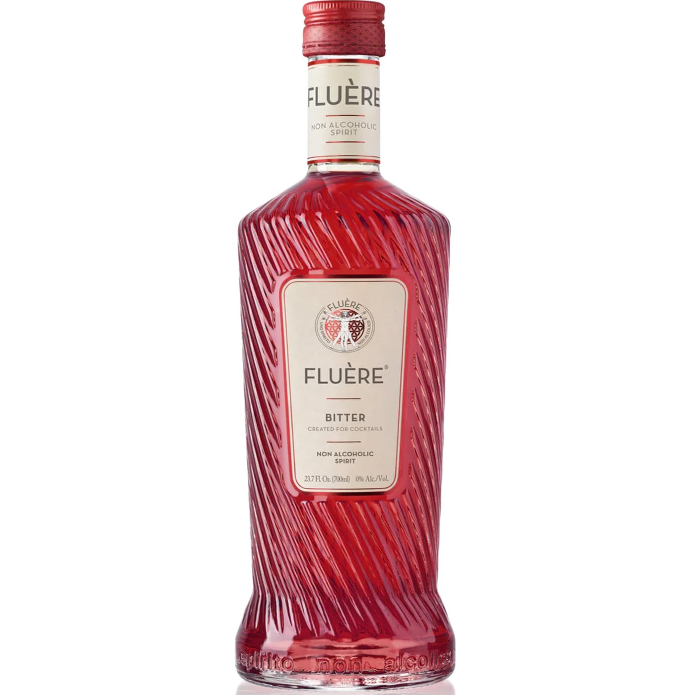 FLUÈRE BITTER | Non Alcoholic Aperitivo Bittersweet Liqueur Alternative | Award Winning Non-Alcoholic Spirit | Ideal for Non-Alcoholic Cocktails