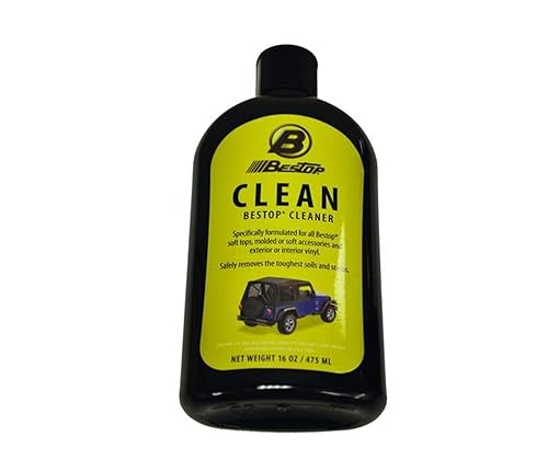 Bestop 1121100 Vinyl Fabric Cleaner, 16 oz single bottle
