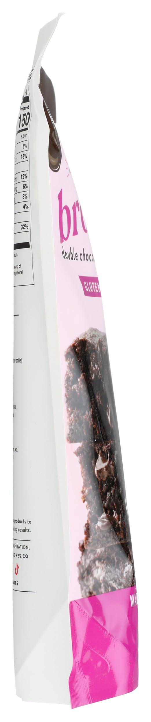 Miss Jones Gluten-Free Baking Brownie Mix - More Chocolate Chips, Guilt Free Brownie Mix, Naturally Sweetened Desserts & Treats, 14.67 Ounce (Pack of 1)