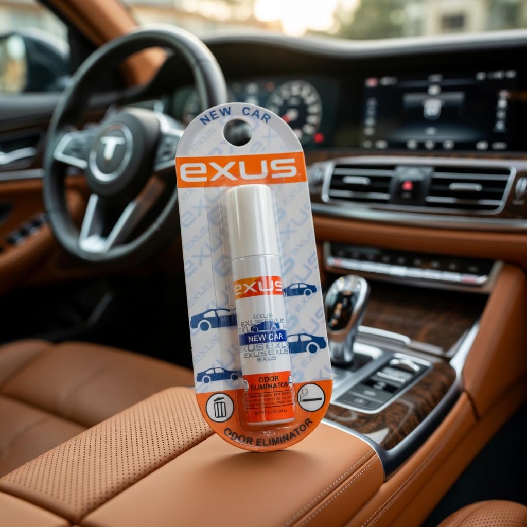 Exus Odor Eliminator & Air Freshener Spray For Strong Odors, Use for house, car, bathrooms, Kitchen, office. Strong Air freshener - 0.7 Oz. (Fresh