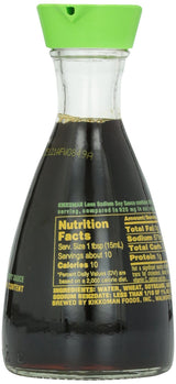 Kikkoman Less Sodium Soy Dispenser, 5 Fluid Ounce -- 12 per case.