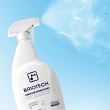 BRIOTECH Sanitizer Disinfectant Hypochlorous, Kill 99.99% of Viruses & Bacteria, Control Mold, Eliminate Odor, Gentle for Nursery & Play Rooms, Food
