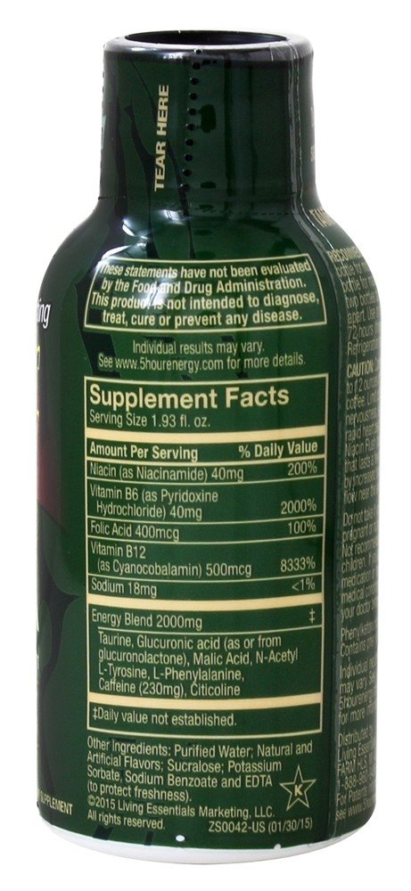 Living Essentials, 5hr Strawberry Watermln, 1 Count