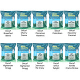 Gourmet Flavored Decaf Coffee Sampler Pack - 10 Bags of Unique Flavored Coffees - 100% Specialty Grade 1 Arabica -1.5 oz Full-Pot Bags - Roasted by