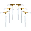 Good Times Coffee Co. Sauce Pump Dispenser for Ghirardelli Bottles (Pack of 6), Fits 87.3 to 90.4 Ounce Bottles