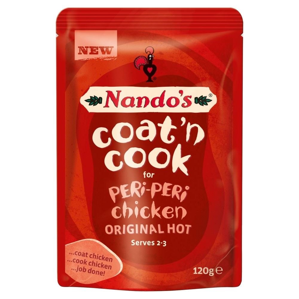 Nando's Coat 'n Cook Peri Peri Chicken Original Hot (120g) - Pack of 6