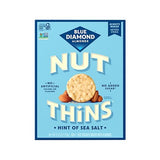 Blue Diamond Almonds Nut Thins Gluten Free Cracker Crisps, Hint of Sea Salt, 4.25 Oz Boxes (Pack of 1)