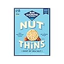 Blue Diamond Almonds Nut Thins Gluten Free Cracker Crisps, Hint of Sea Salt, 4.25 Oz Boxes (Pack of 1)