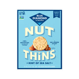 Blue Diamond Almonds Nut Thins Gluten Free Cracker Crisps, Hint of Sea Salt, 4.25 Oz Boxes (Pack of 1)