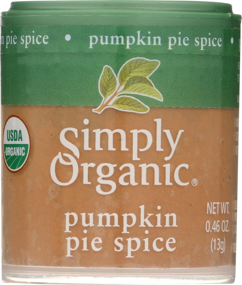 Simply Organic Pumpkin Pie Spice, Certified Organic | 0.46 oz | Pack of 12