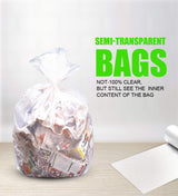 Small Clear Trash Bags - FORID 2.6 Gallon Garbage Bags Wastebasket Bin Liners 220 Count Plastic Trash Bags for Bathroom Bedroom Office Garbage Can