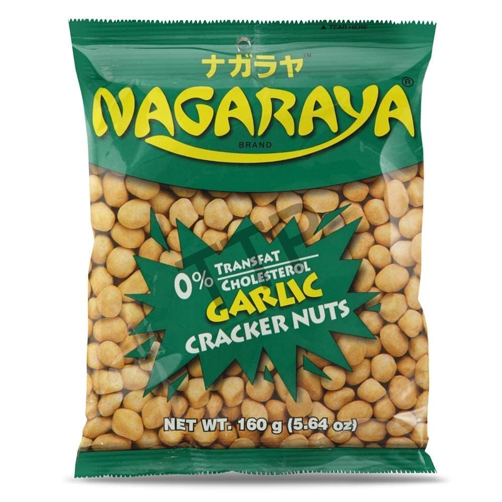Nagaraya Cracker Nuts Garlic Pack of 5 (160 G Per Pack)