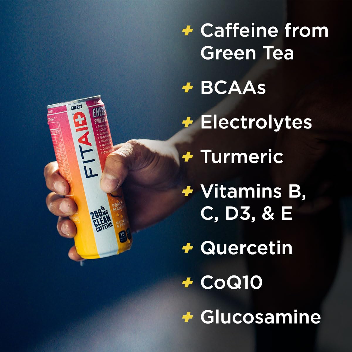 LIFEAID FITAID Energy, 200mg Natural Caffeine, Keto, Variety Pack, Optimum Performance Formula: BCAAs, Quercetin, Electrolytes, Omega-3s, 15 Calories