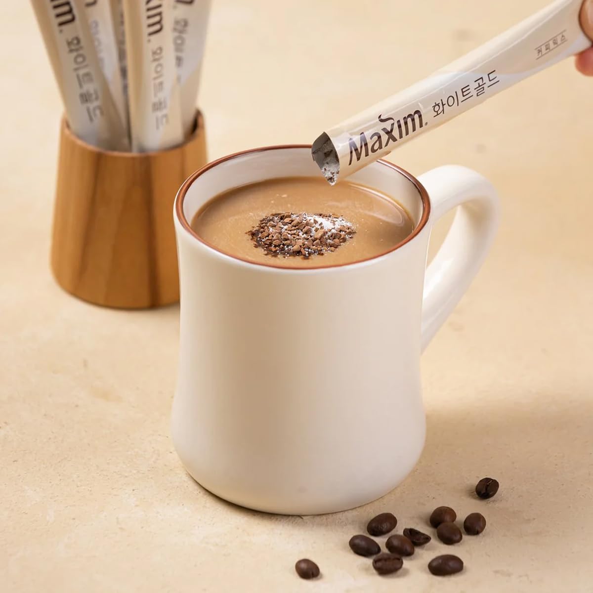Dongsuh Maxim Mocha White Gold Coffee Mix 12G X 20 Sticks