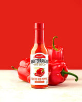 Mezzetta Hot Sauce Sampler with Peperoncini, Roasted Red Peppers & Calabrian Chili | Non-GMO | 5 Fluid Ounce Jar (Pack of 3)