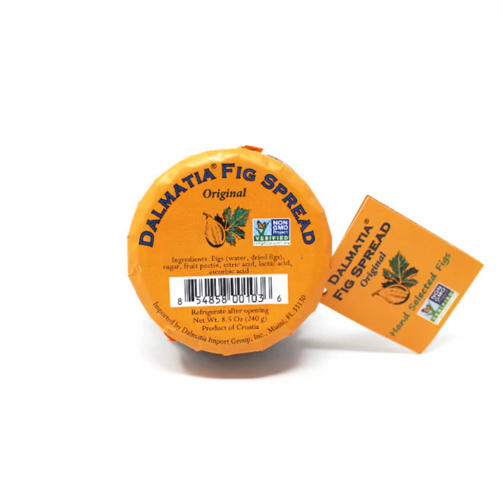 Dalmatia Fig Spread, 8.5 oz | All-Natural, Non-GMO, Award-Winning Mediterranean Spread | Perfect for Cheese Boards, Toast & Baking | Product