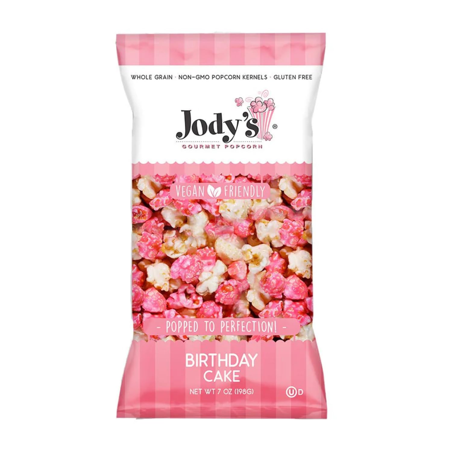 Jody's Gourmet Popcorn Celebration 3.5 Gallon Tin - Gourmet Popcorn Mix with Caramel Corn, Birthday Cake and Confetti - Party Snack Assortment, Gift