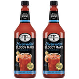 Mr & Mrs T Horseradish Bloody Mary Mix, 1L Bottle, - Premium Cocktail Mixer for Bloody Marys, Ready to Use