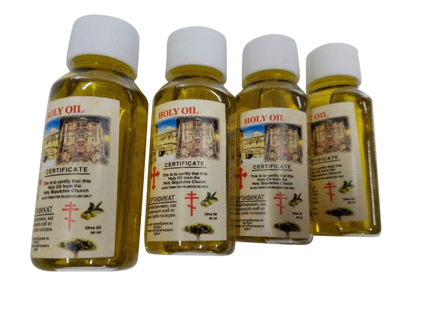 Bethlehem Gifts TM 60ml holy Land Anointing Oil Certificated Blessed Small Bottle from Jerusalem