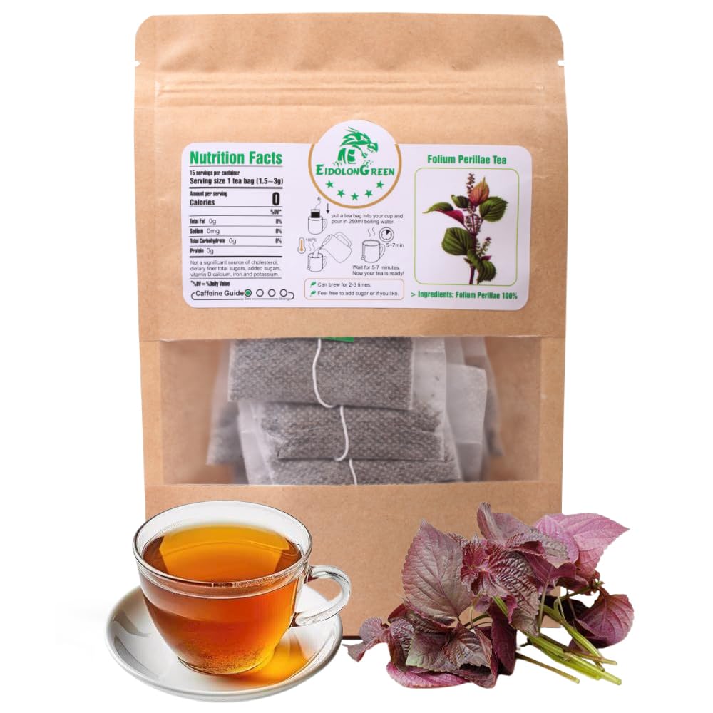 EidolonGreen [China Medicinal Herb]100% Natural Perilla Frutescens Tea,Organic Perillae Folium tea,(Perillae Folium/Zisuye/???/???) Non-GMO