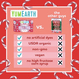 YumEarth Organic Holiday Mini Candy Canes, 30 Count