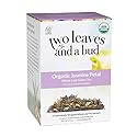 Two Leaves and a Bud Jasmine Green Tea Bags, 15 Count (Pack of 1) Whole Leaf Green Tea in Pyramid Sachet Bags