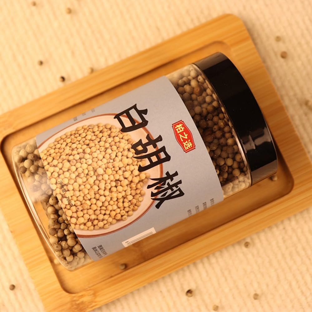 Zercumm White Pepper Bottled New Goods Spicy White Pepper Particles Feet Dry Soup Seafood Flavor