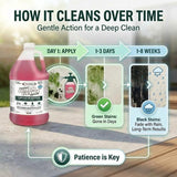 Citra-Shield Natural, Powerful Outdoor Cleaner, Multi-Use Formula, Powers Through Stains on Decks, Siding, Fences, Concrete, and More (1)