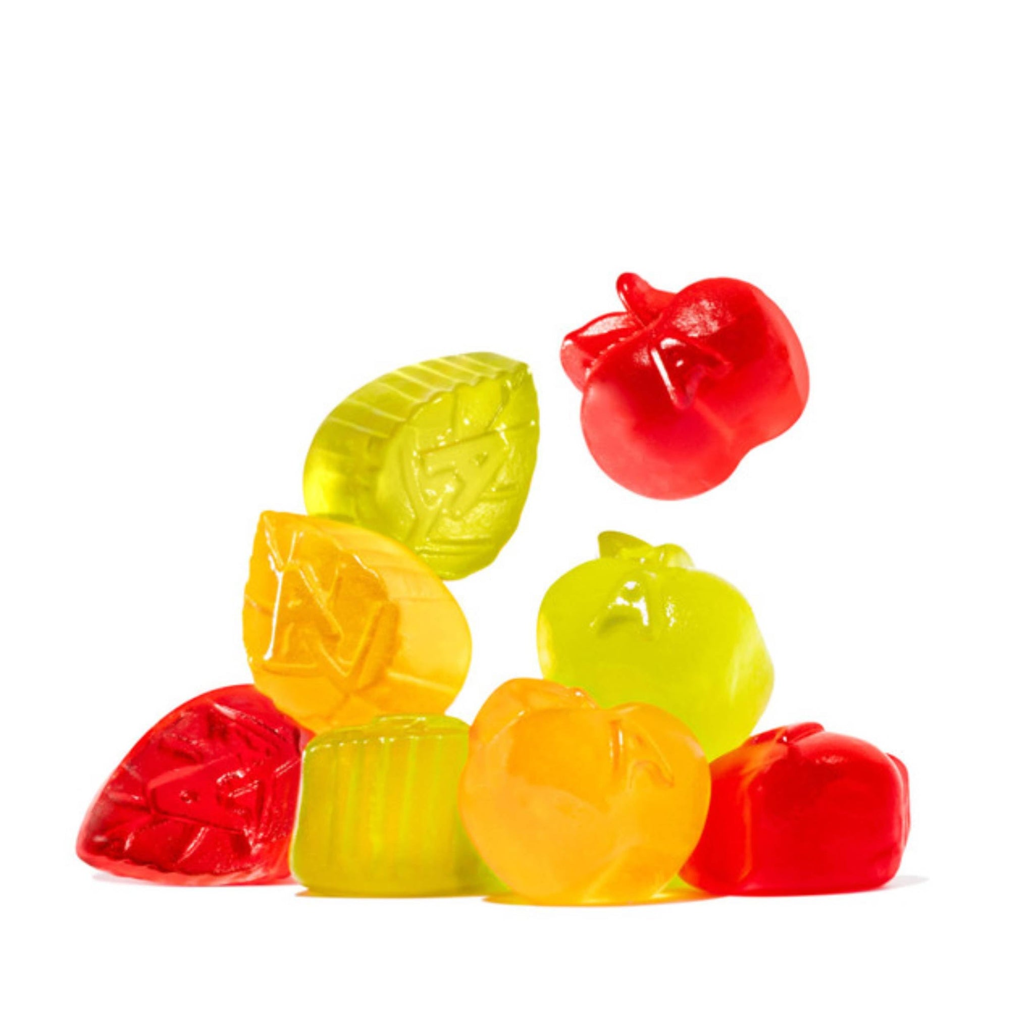 Fall Apple Orchard Gummy Candy- Apple Gummies -Harvest Orange, Red and Green Gummy Candy by Queen City Candy Cave (1 Pound)