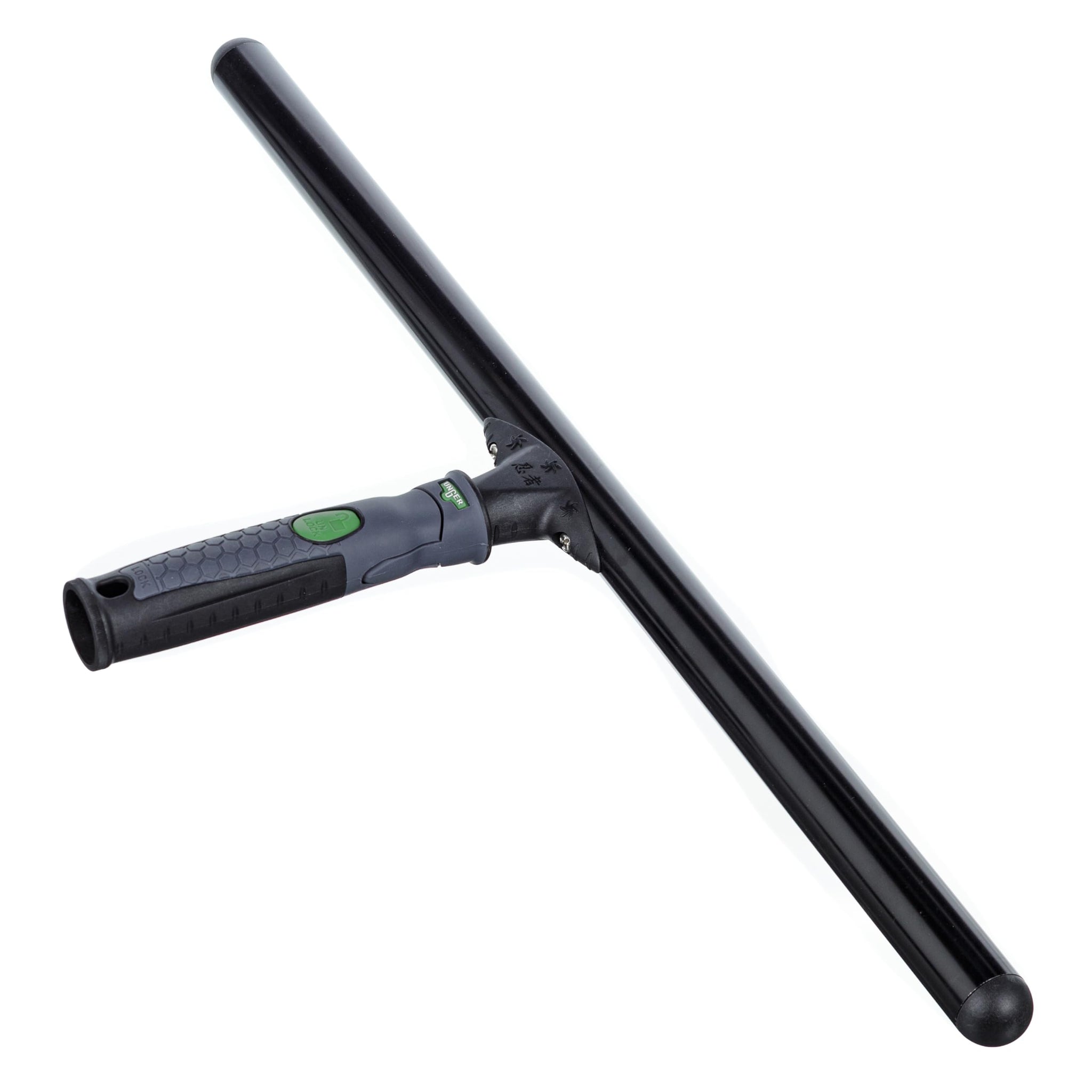 Unger Commercial 22" Swivel T-Bar Window Washer Handle - Lightweight Aluminum with 7-Position Adjustable Head for Hard-to-Reach Areas NI550
