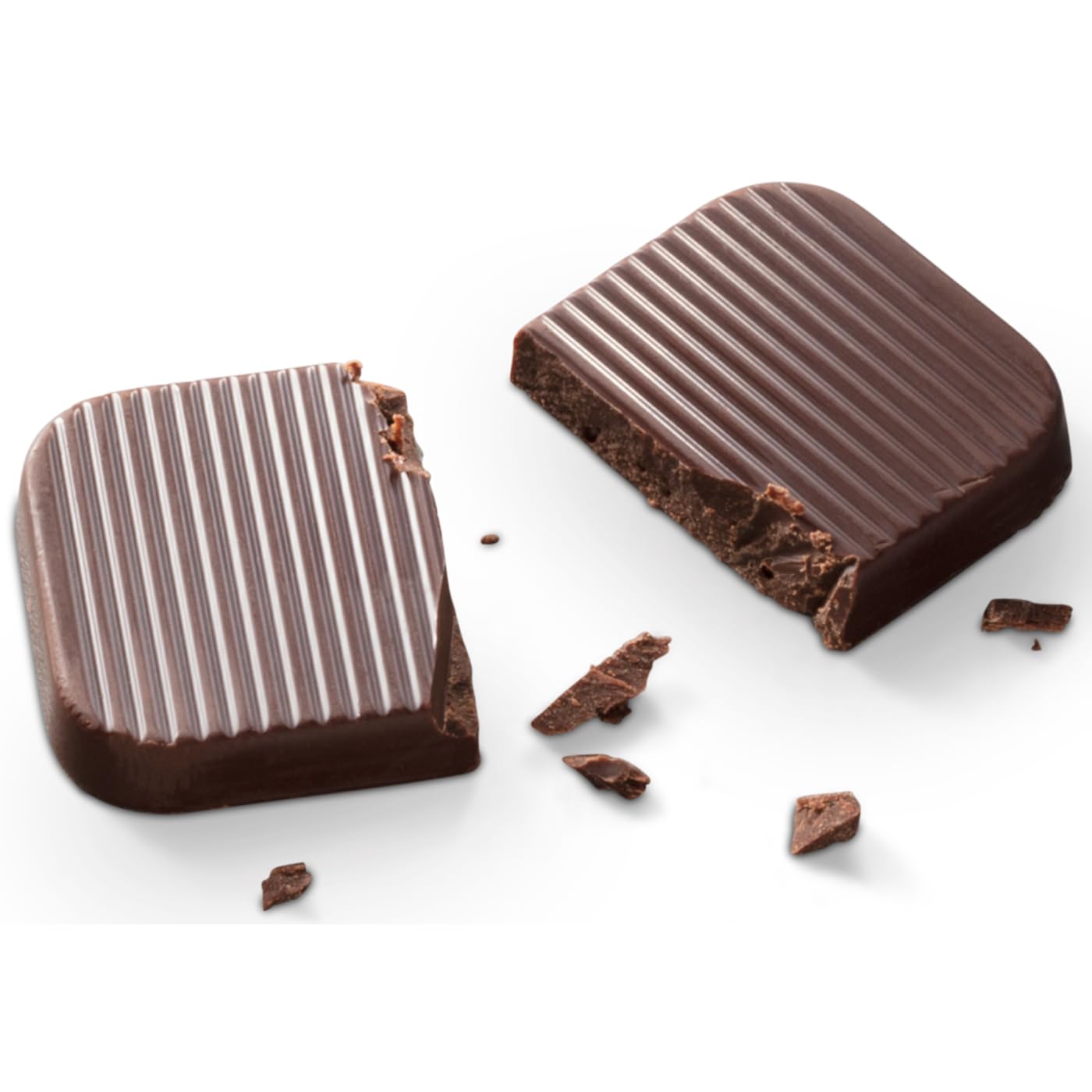 Bouchard Premium Belgian Dark Chocolate with 72% Cacao | Individually Wrapped Pieces (1 LB)